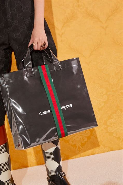 gucci comme des garcons|Gucci x Comme des Garçons Release New Tote .